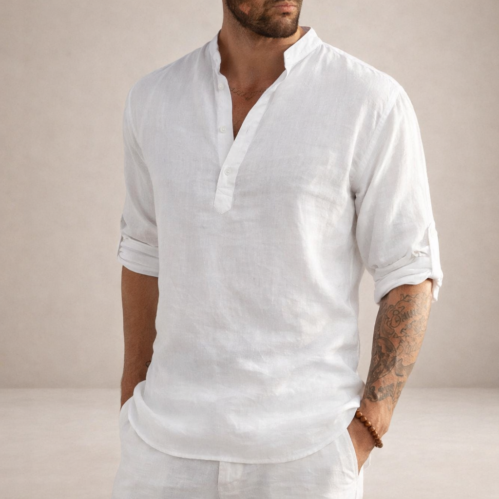 VALERO™ | Camicia con colletto alto