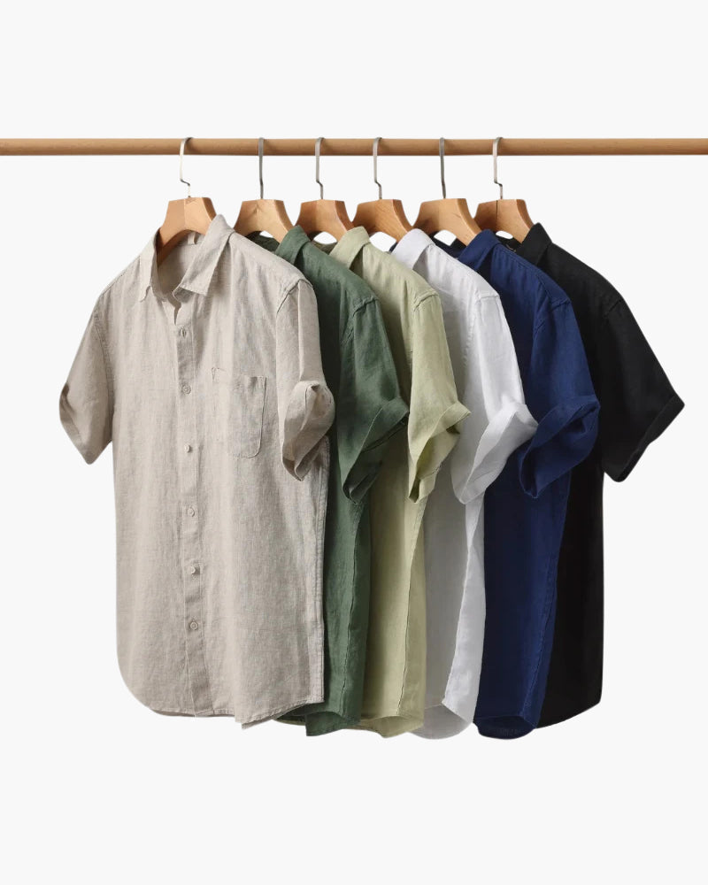 VALERO | CAMICIA IN LINO (MANICA CORTA)