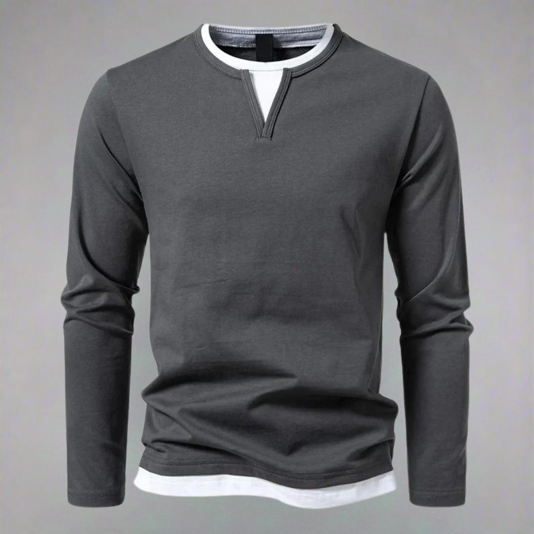 VALERO™ | Maglia a maniche lunghe con scollo a V