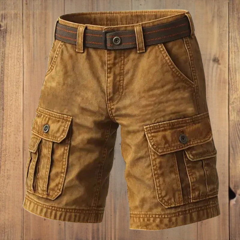 VALERO™ | Pantaloncini cargo corti da uomo con cintura