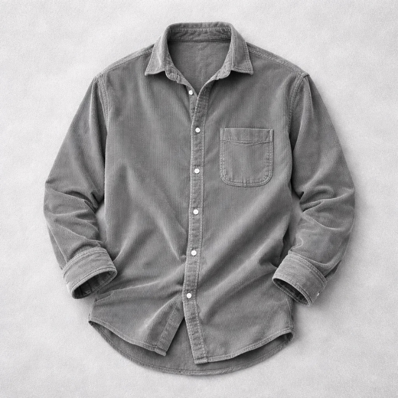 VALERO | CAMICIA IN VELLUTO A COSTE CLASSICA ED ELEGANTE