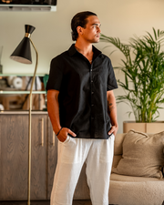 VALERO | CAMICIA IN LINO (MANICA CORTA)
