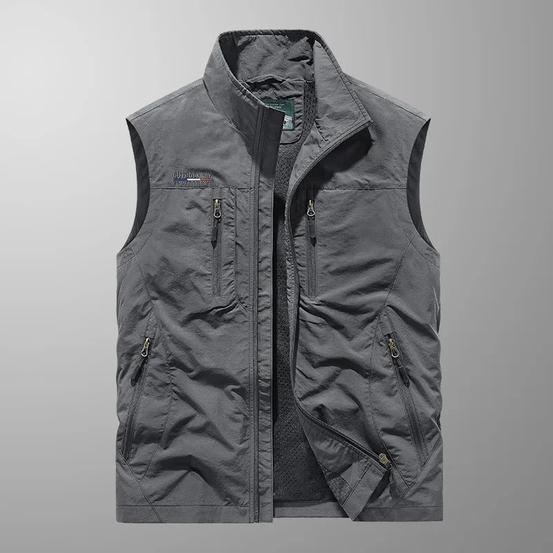 VALERO | Gilet cargo traspirante da uomo