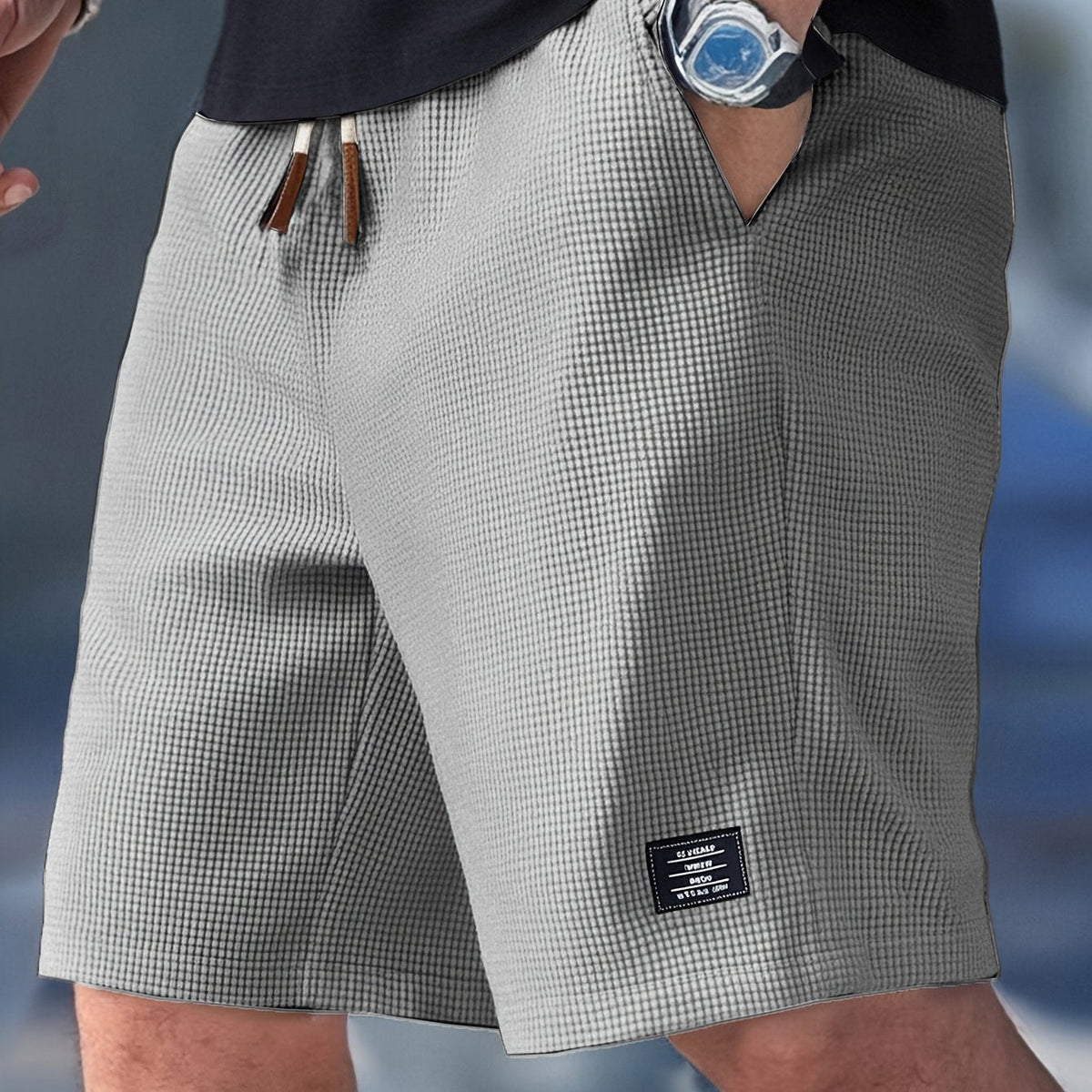 VALERO | Pantaloncini eleganti in maglia da uomo