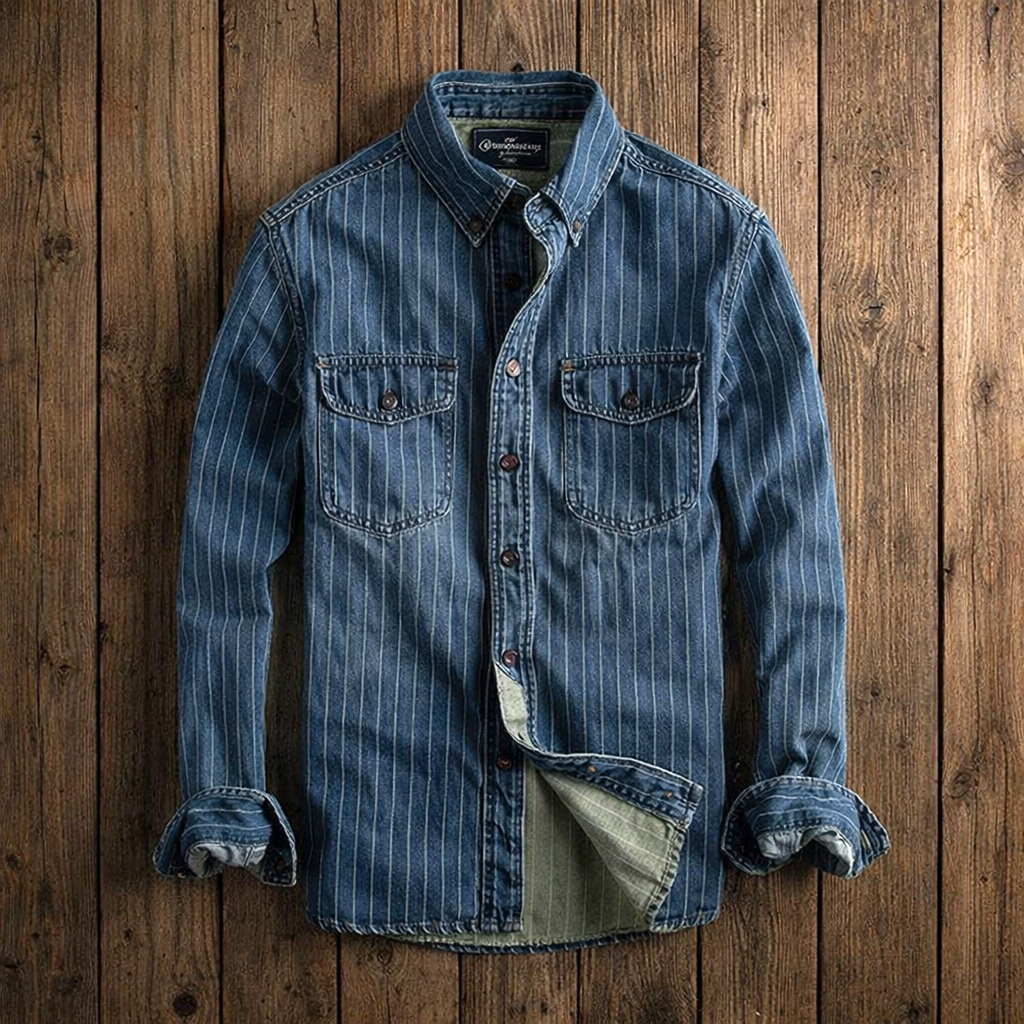 VALERO™ | Camicia a maniche lunghe a righe