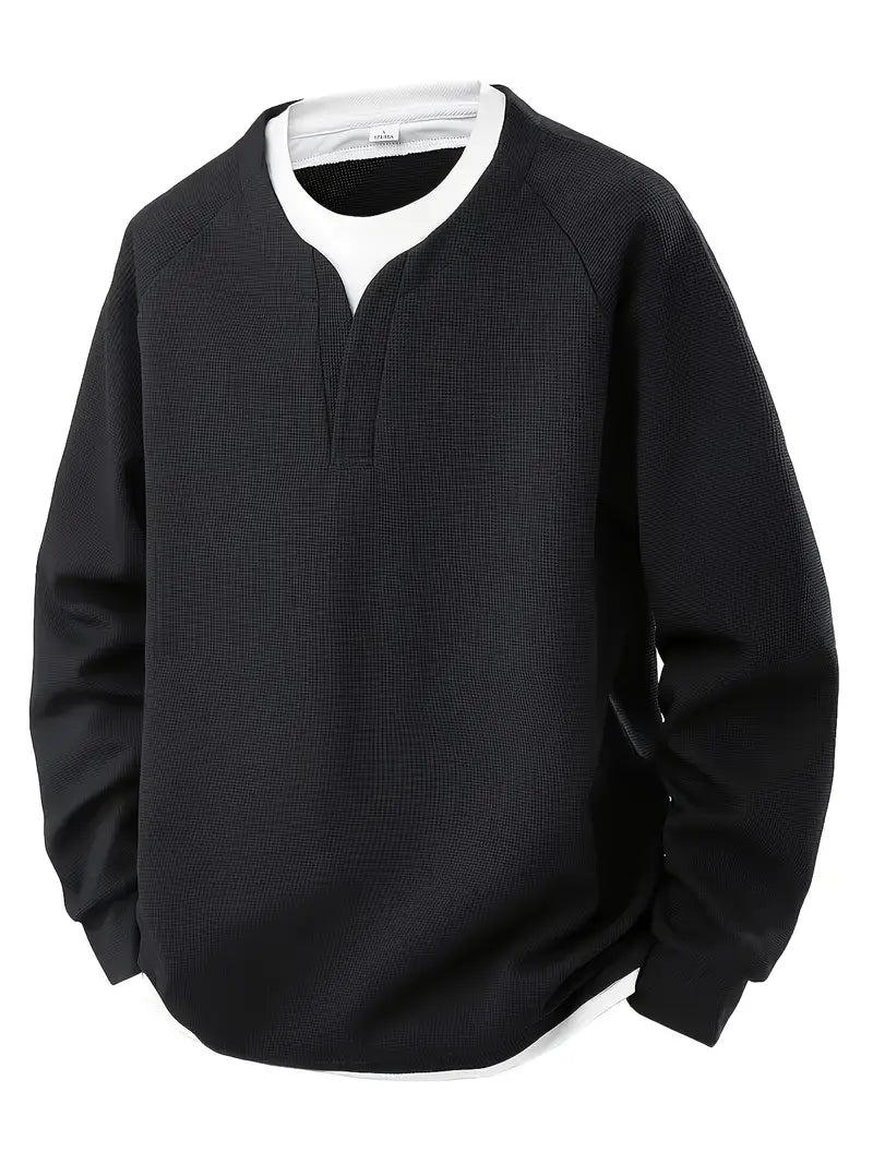 VALERO™ | Maglione con motivo a nido d'ape
