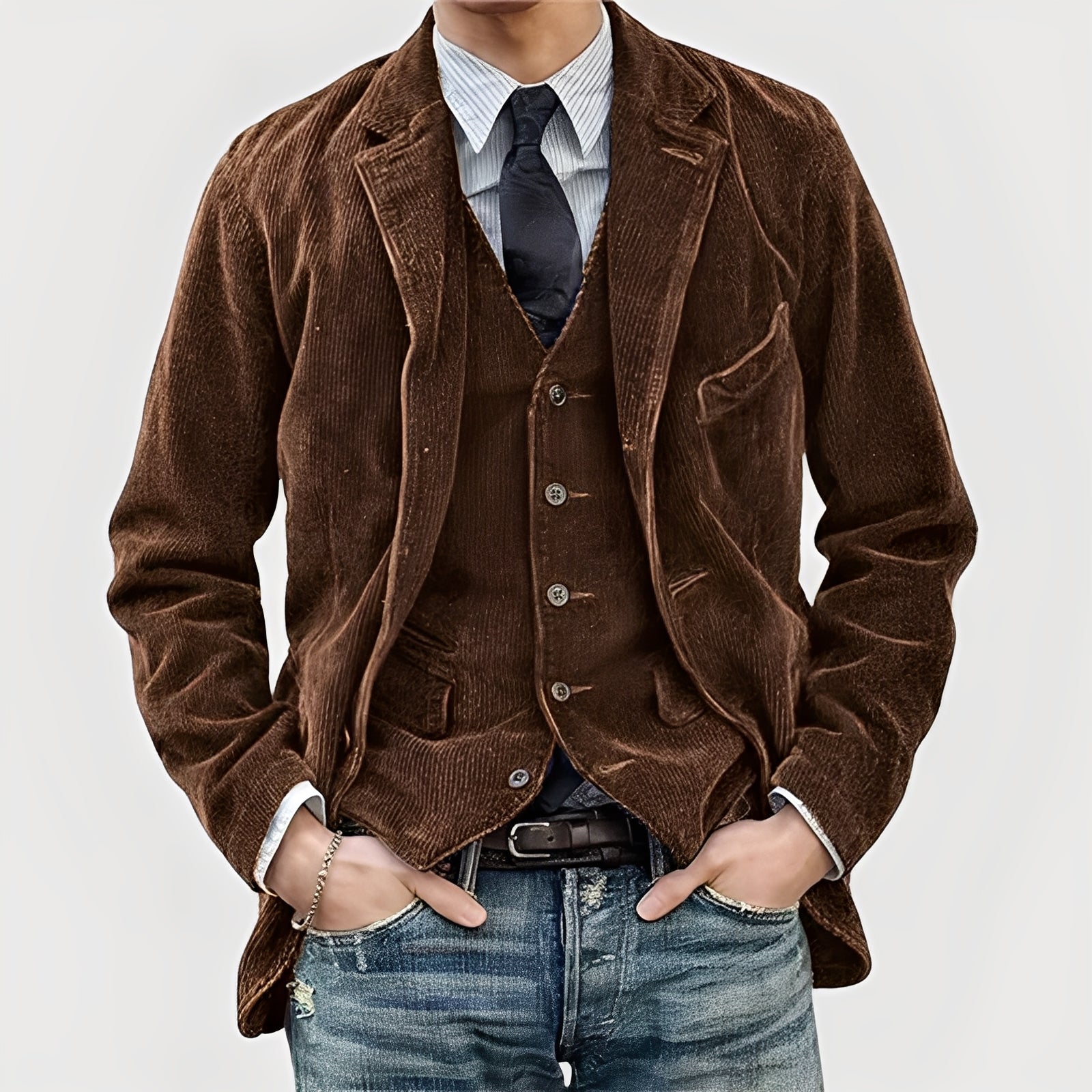 VALERO™ | Set giacca e gilet da uomo