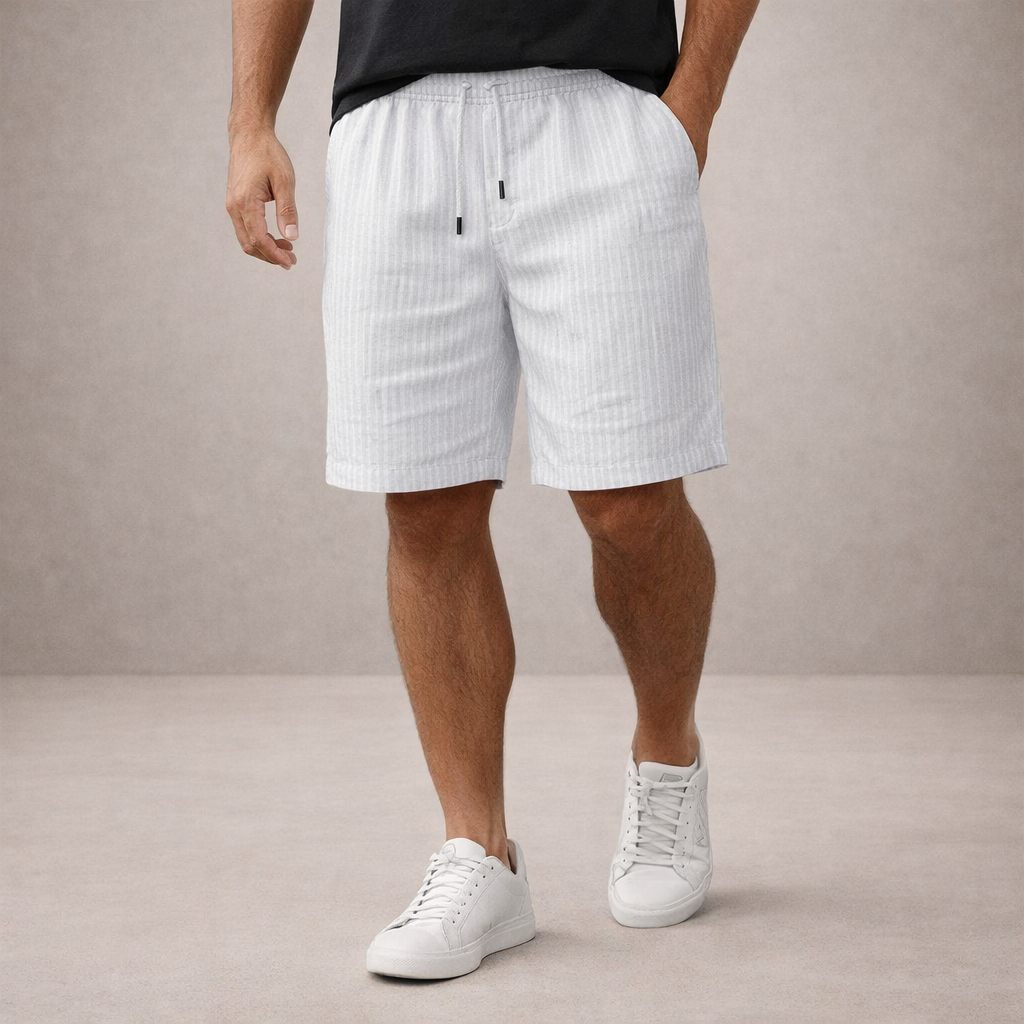VALERO™ | Pantaloncini in lino casual