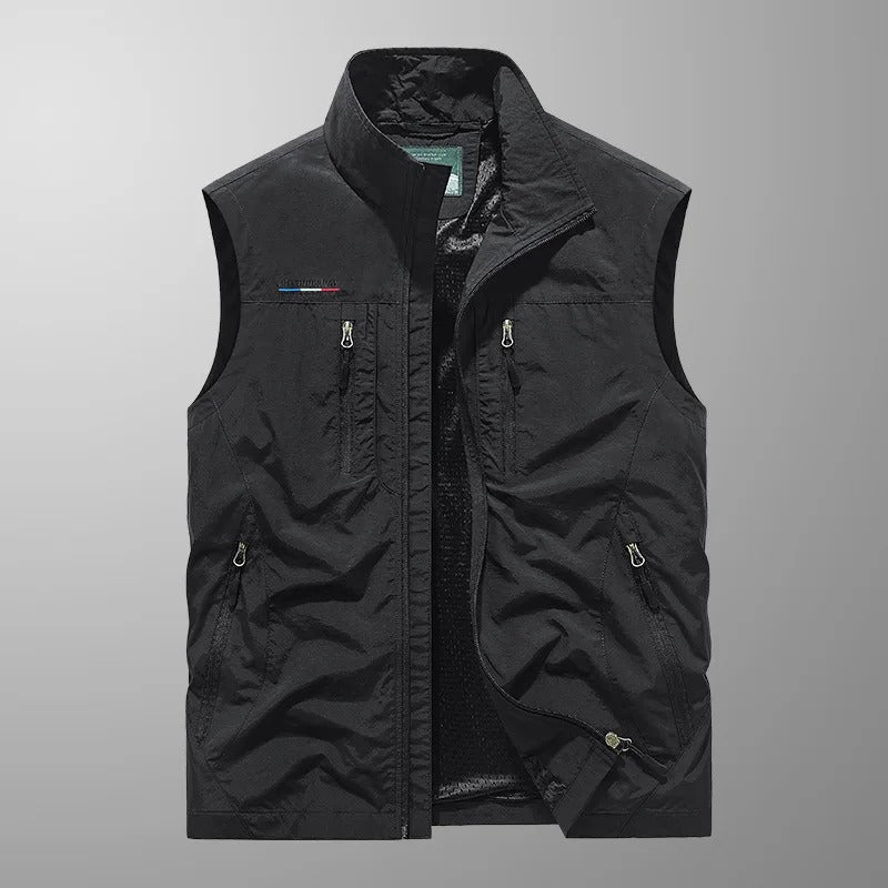 VALERO | Gilet cargo traspirante da uomo