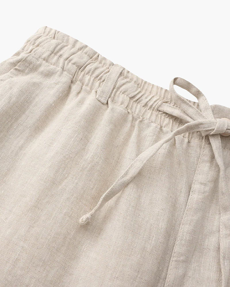 VALERO | Pantaloncini premium in lino