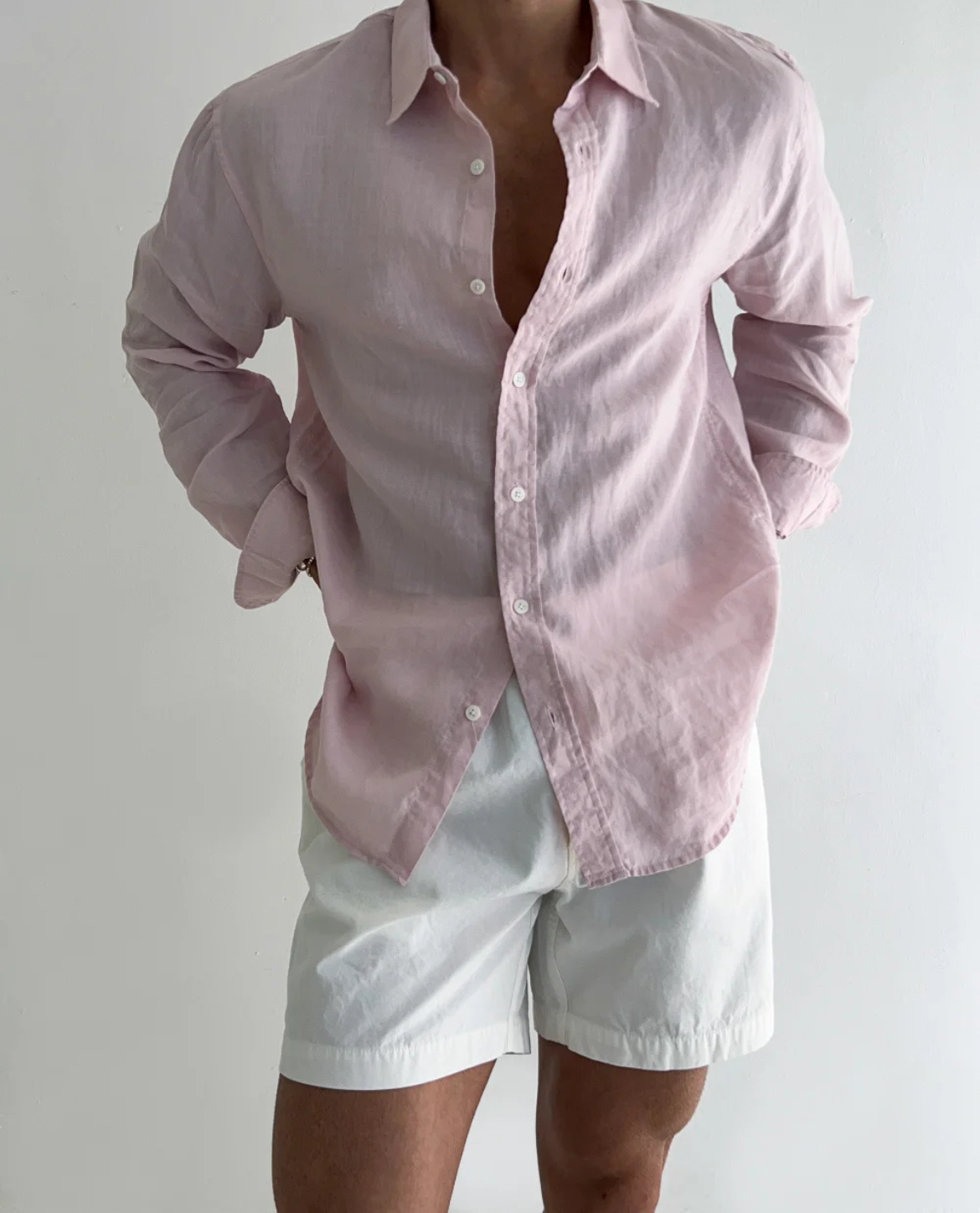 VALERO | Camicia da uomo in lino Santorini