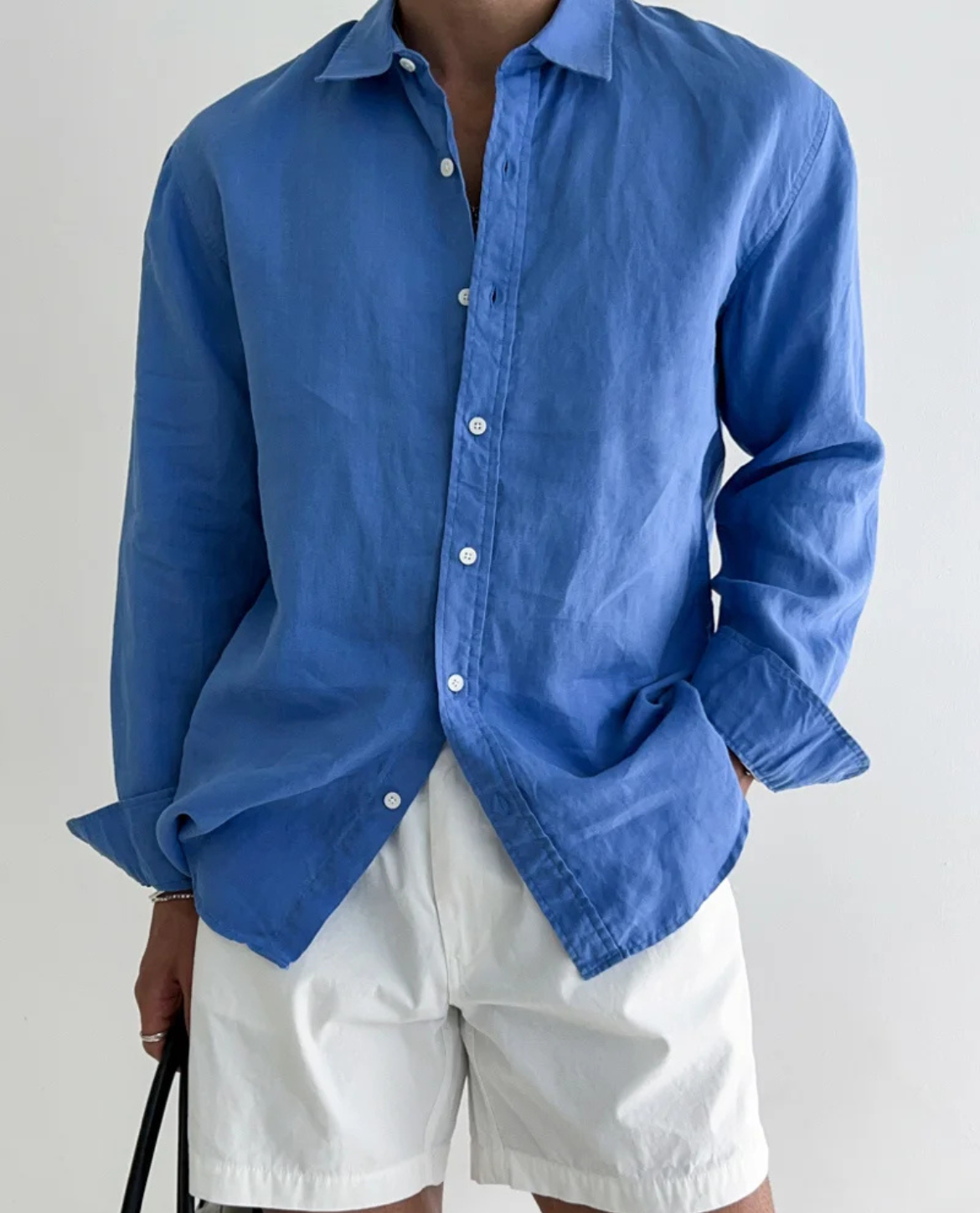 VALERO | Camicia da uomo in lino Santorini