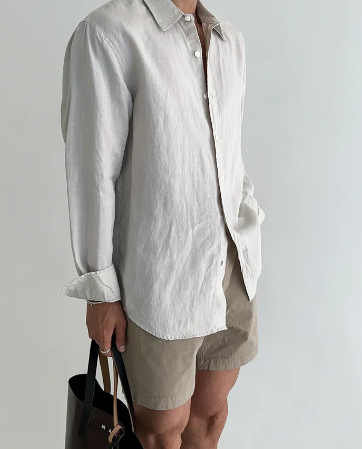 VALERO | Camicia da uomo in lino Santorini