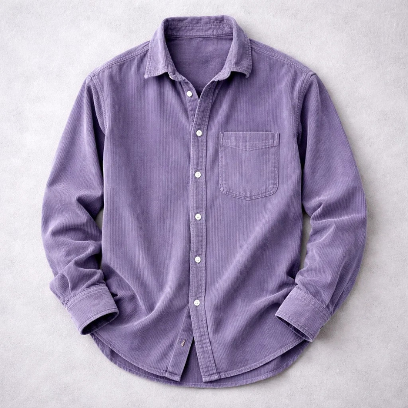 VALERO | CAMICIA IN VELLUTO A COSTE CLASSICA ED ELEGANTE