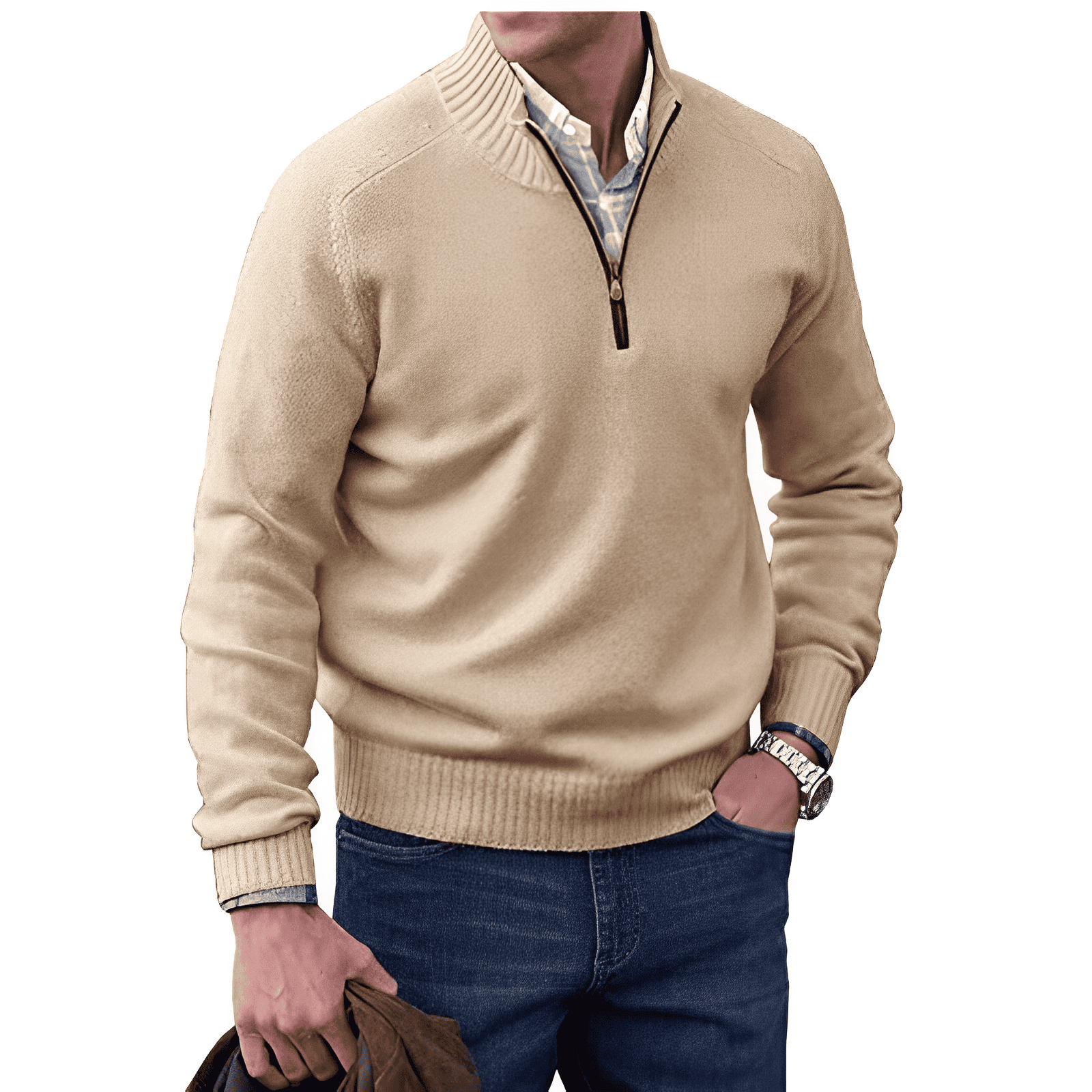 VALERO™ | Maglione a collo alto con cerniera