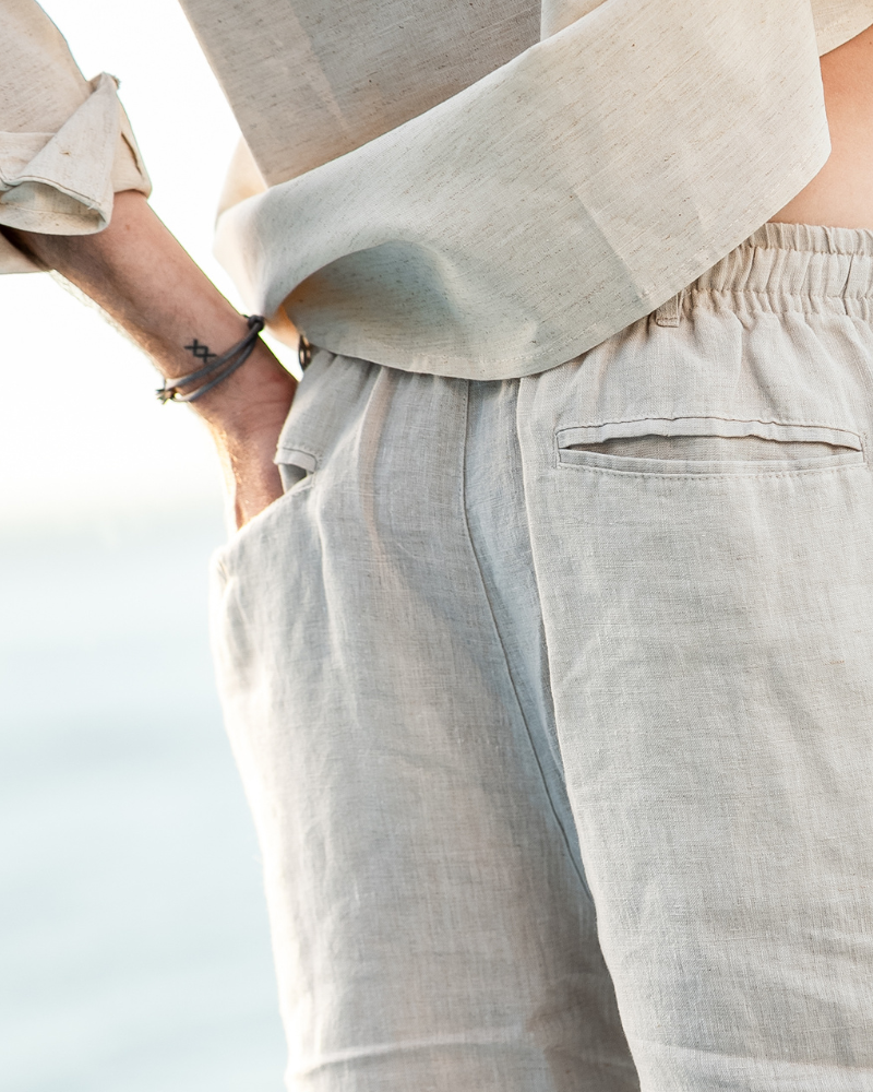 VALERO | Pantaloncini premium in lino
