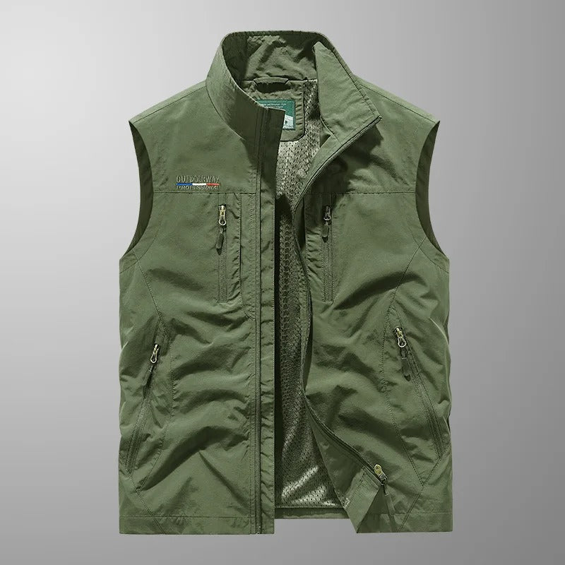 VALERO | Gilet cargo traspirante da uomo