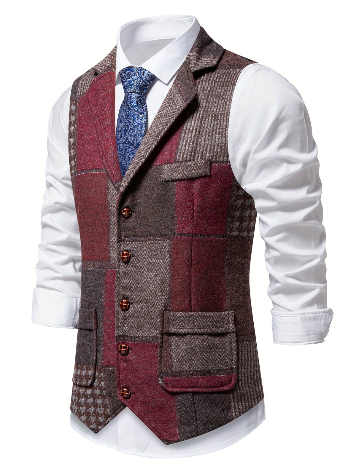 VALERO | GILET FORMALE IN TWEED DA UOMO