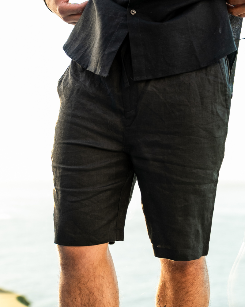 VALERO | Pantaloncini premium in lino