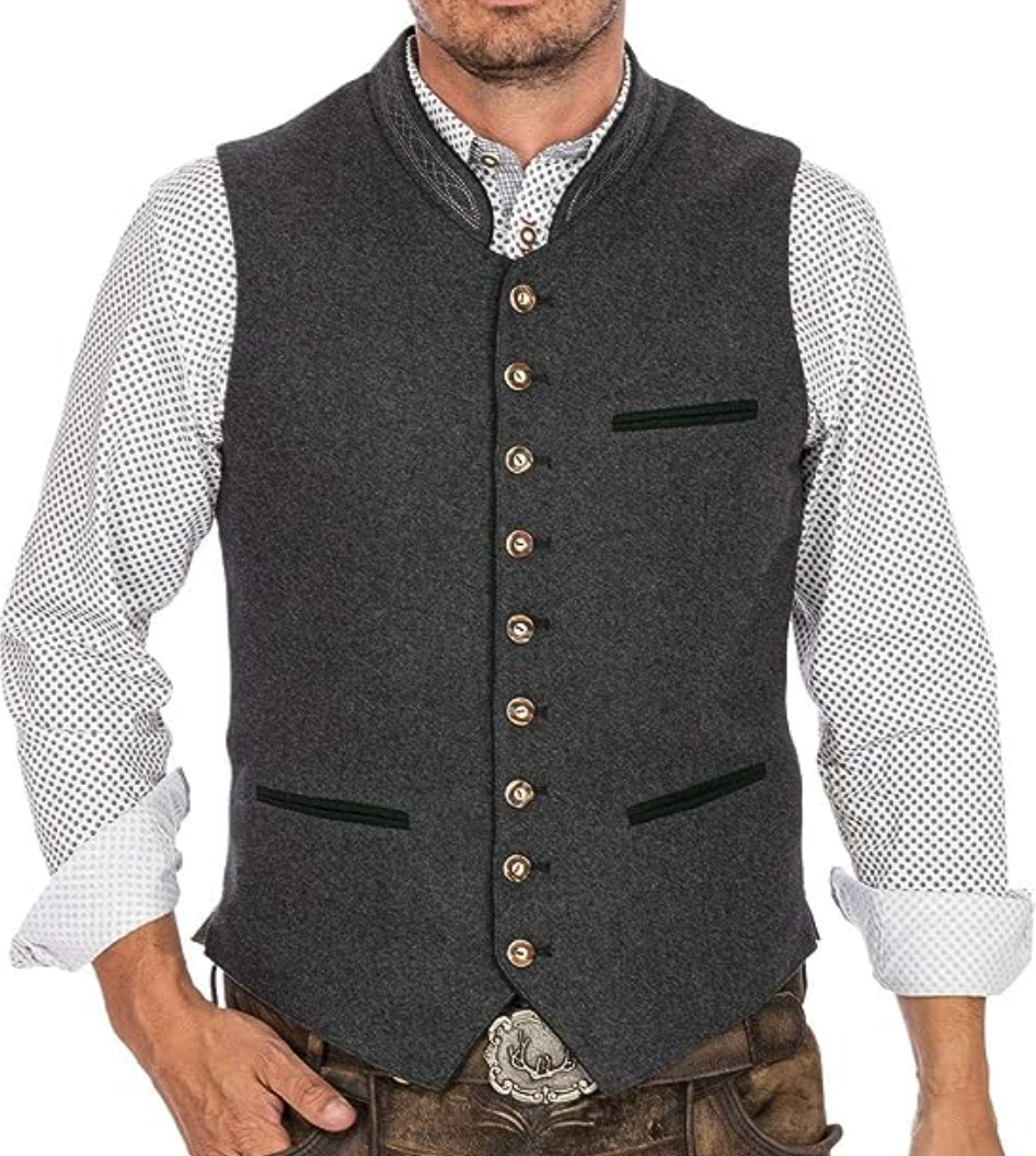 VALERO | Gilet tradizionale slim da uomo
