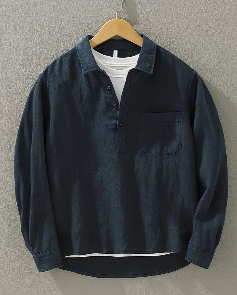 VALERO™ | Camicia in cotone e lino