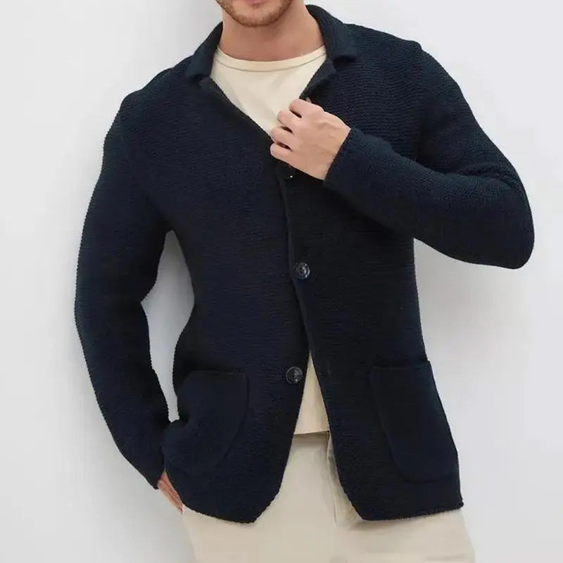 VALERO™ | Cardigan in maglia con colletto su misura