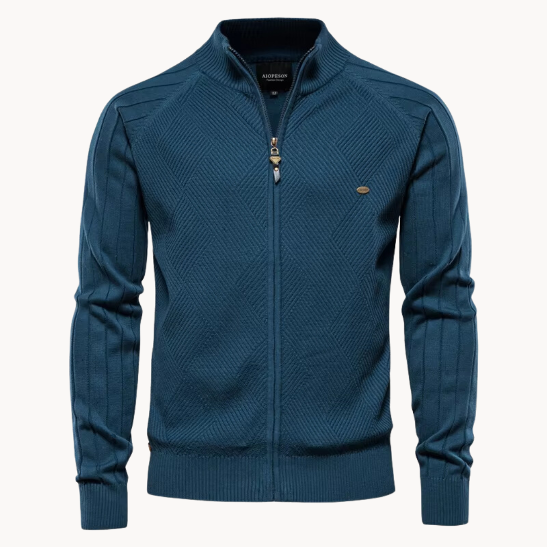 VALERO™ | Giacca in maglia con cerniera