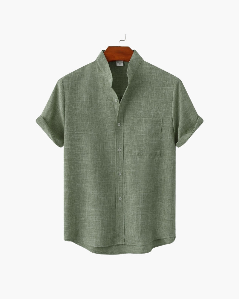 VALERO™ | Camicia con colletto mandarino