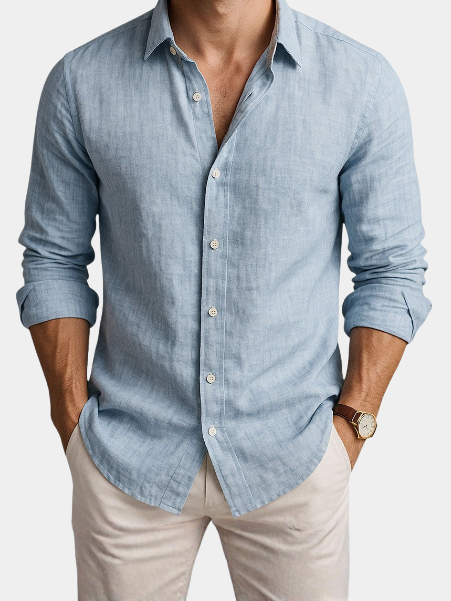 VALERO | CAMICIA IN LINO ESSENZIALE
