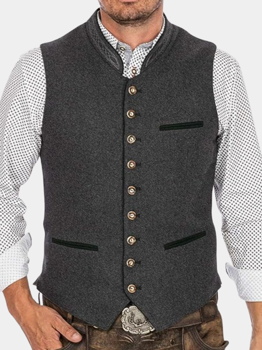VALERO | Gilet tradizionale slim da uomo