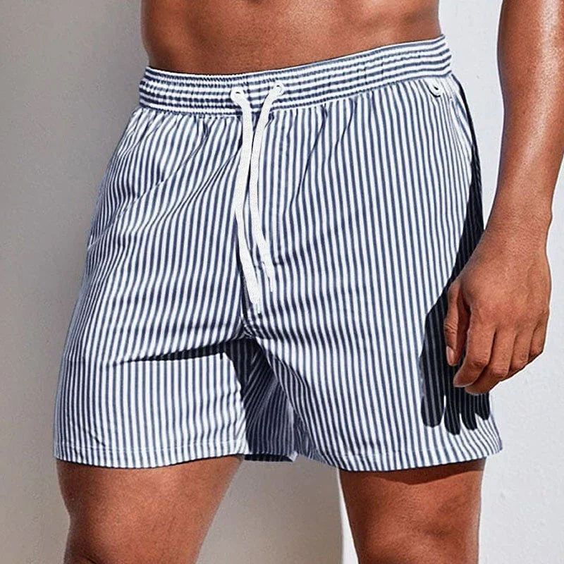 VALERO™ | Pantaloncini da bagno da uomo a righe ad asciugatura rapida