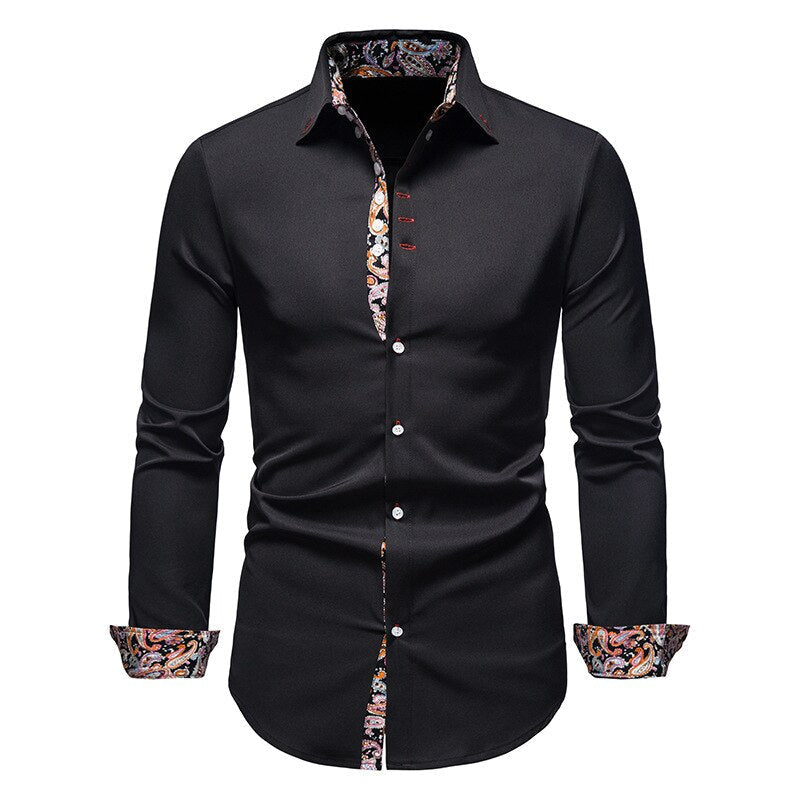 VALERO™ | Camicia con motivo Paisley