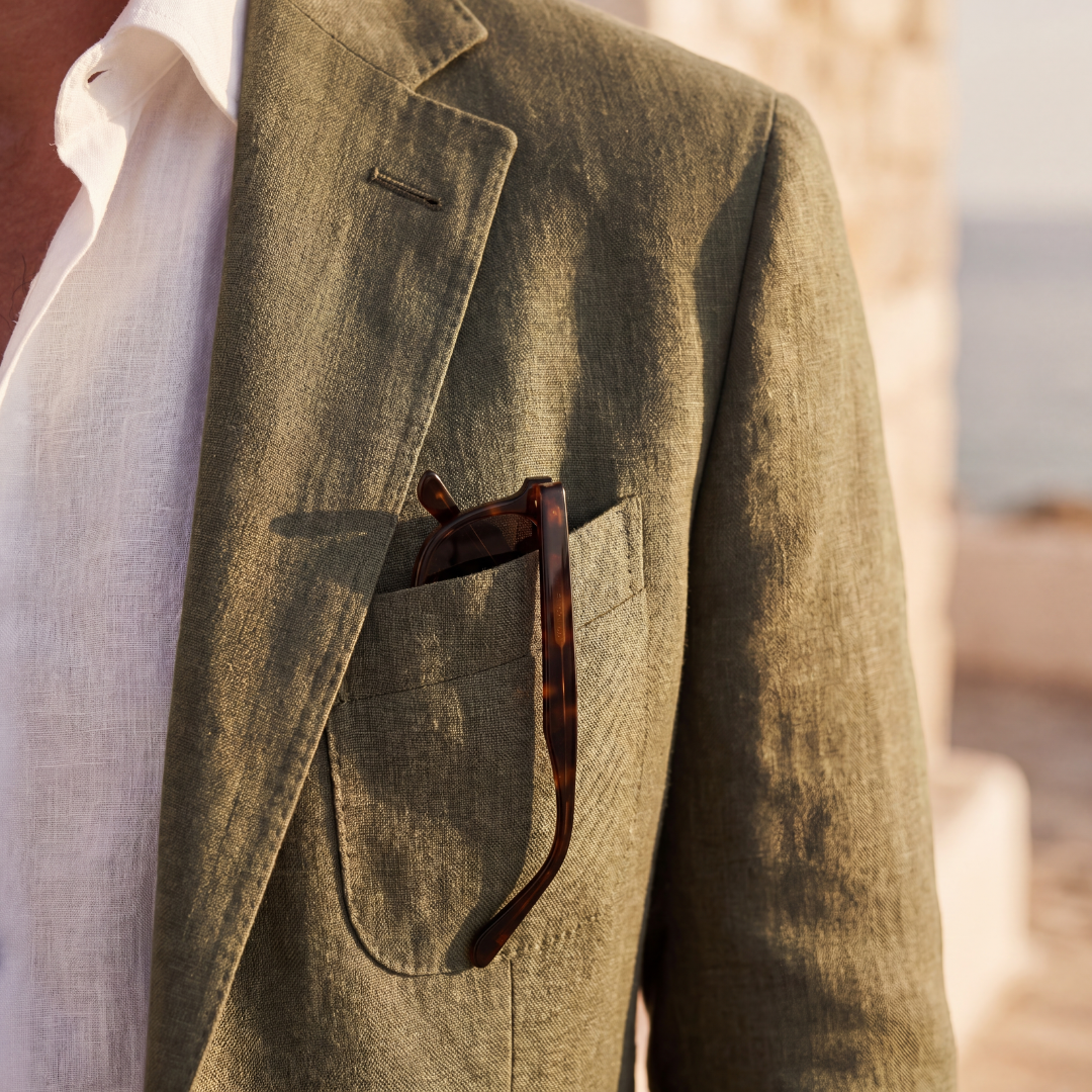 VALERO | Blazer destrutturato da uomo con spalla morbida