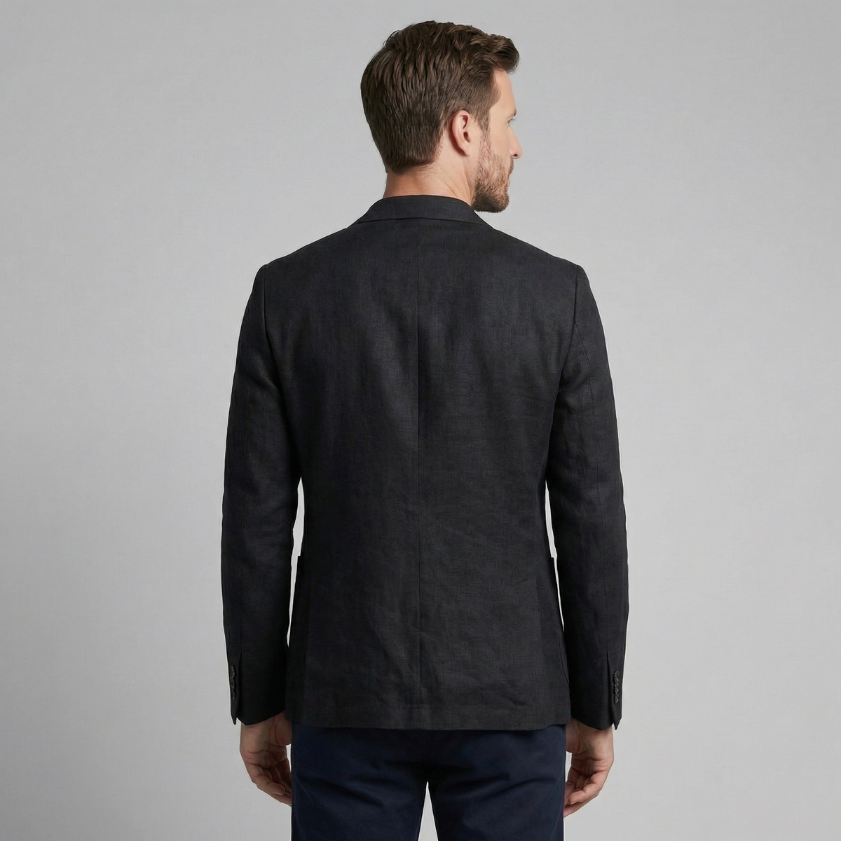 VALERO | Blazer da uomo in lino a due bottoni