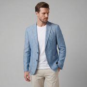 VALERO | Blazer da uomo in lino a due bottoni