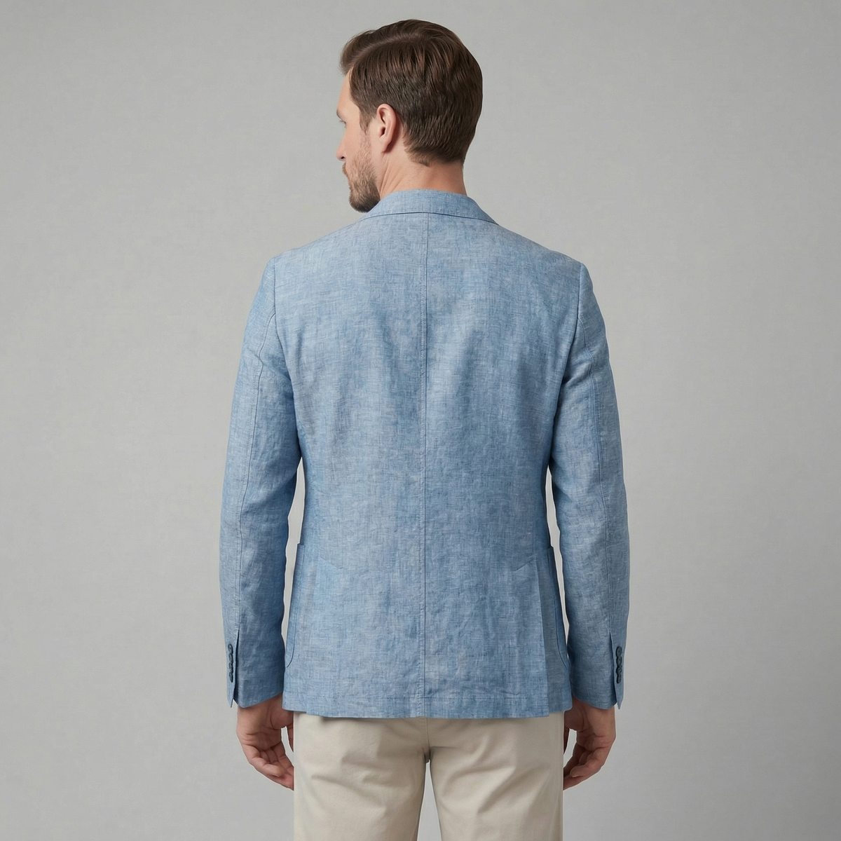 VALERO | Blazer da uomo in lino a due bottoni
