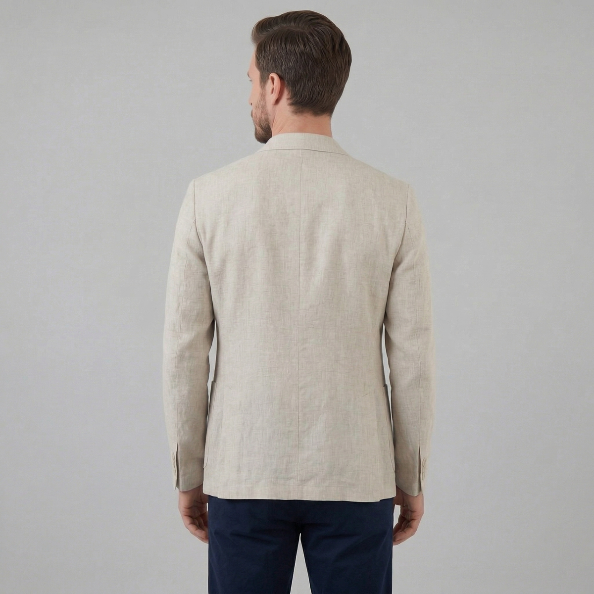 VALERO | Blazer da uomo in lino a due bottoni