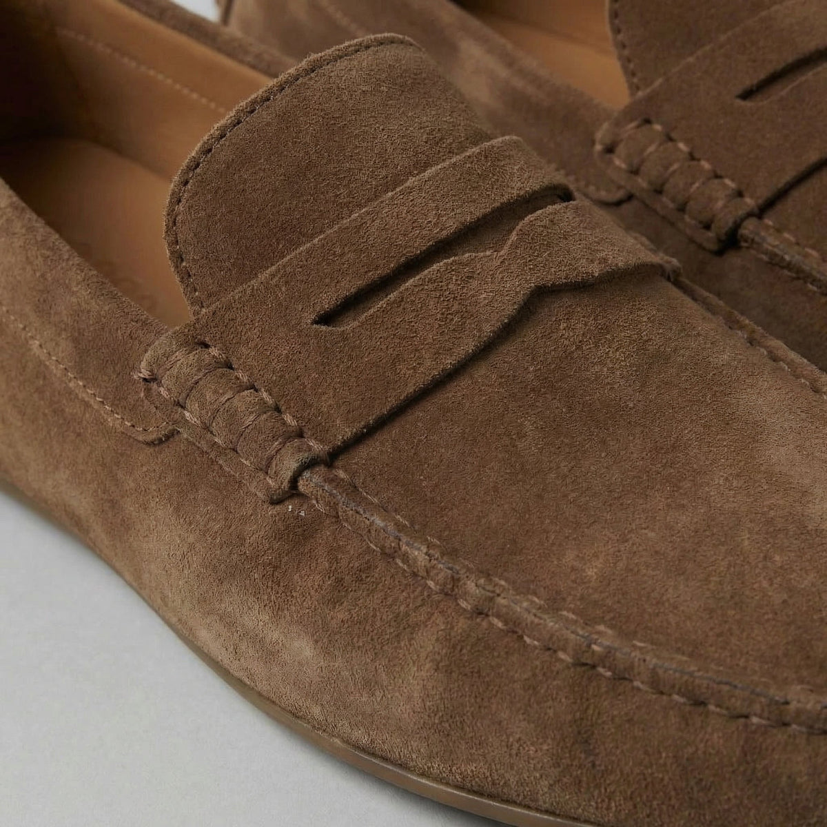VALERO | Mocassini Penny classici da uomo in camoscio
