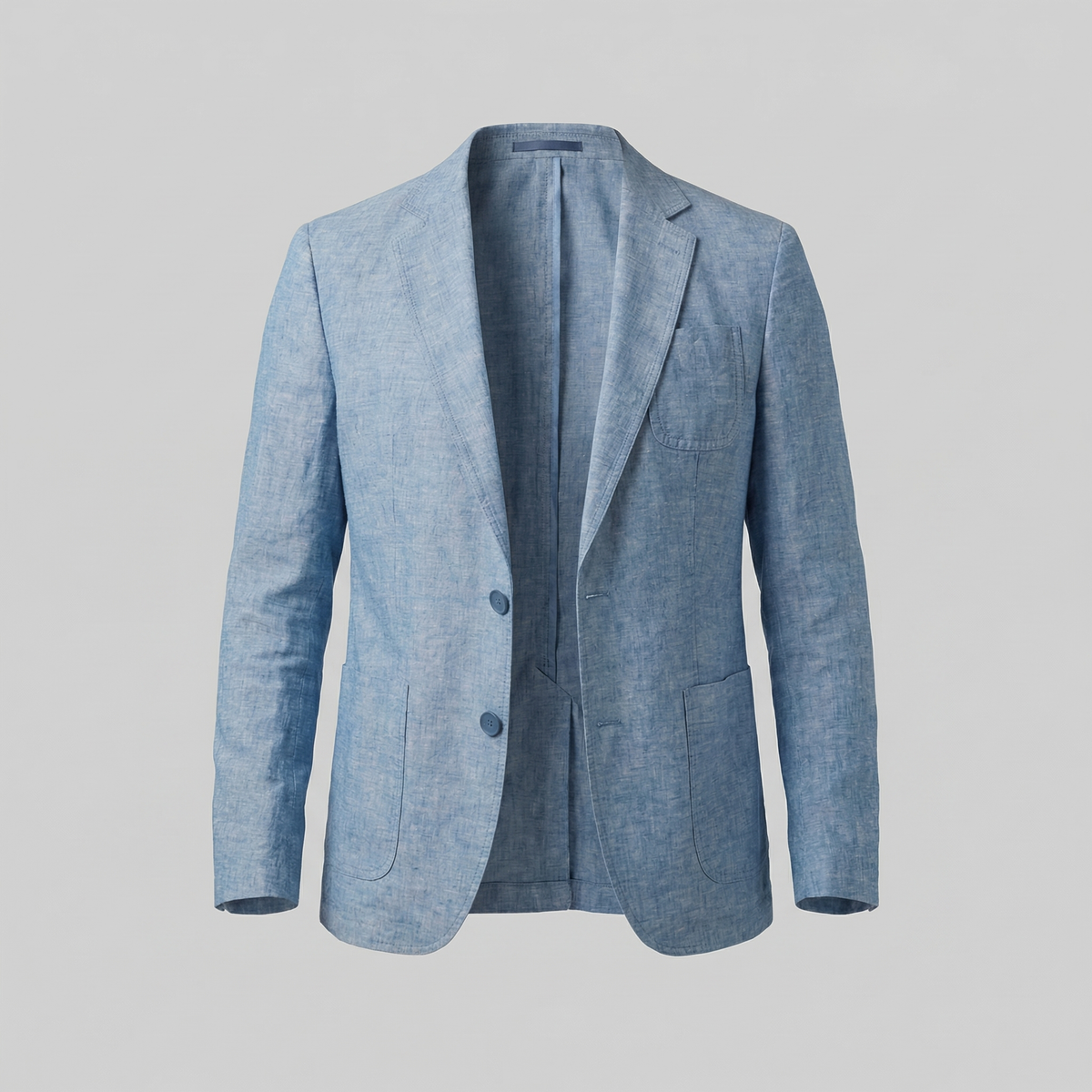 VALERO | Blazer da uomo in lino a due bottoni