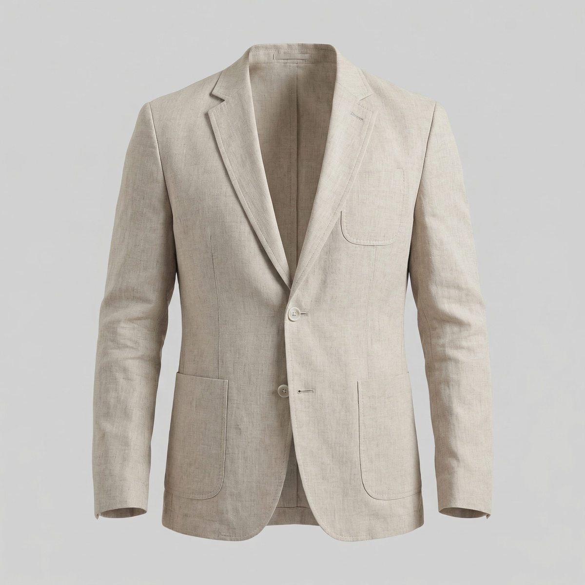 VALERO | Blazer da uomo in lino a due bottoni