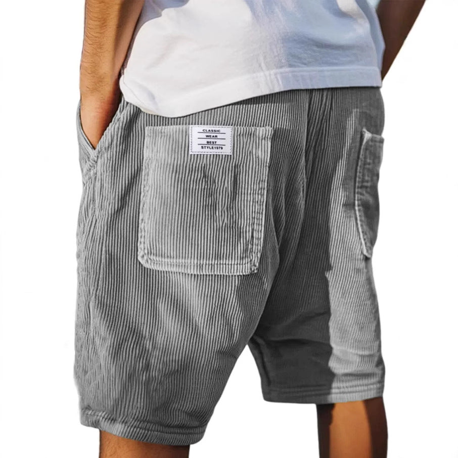 VALERO™ | Pantaloncini da uomo in velluto con coulisse