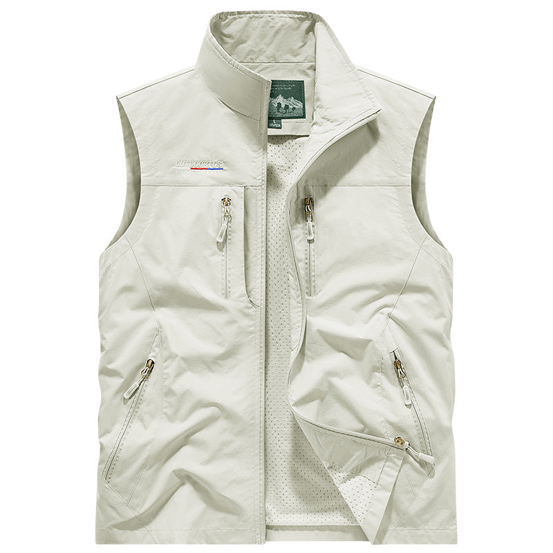 VALERO | Gilet cargo traspirante da uomo