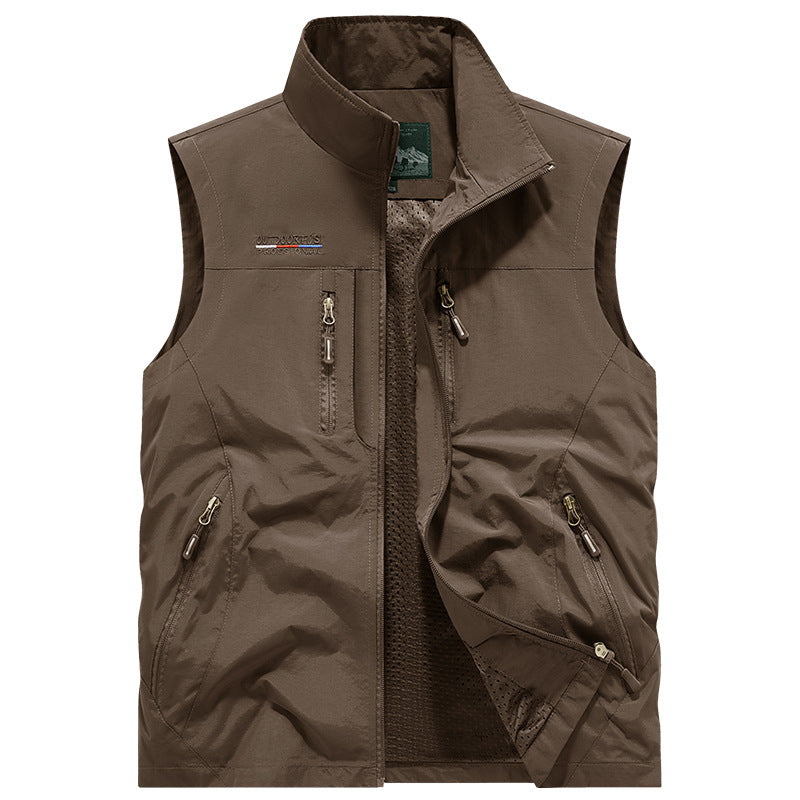 VALERO | Gilet cargo traspirante da uomo