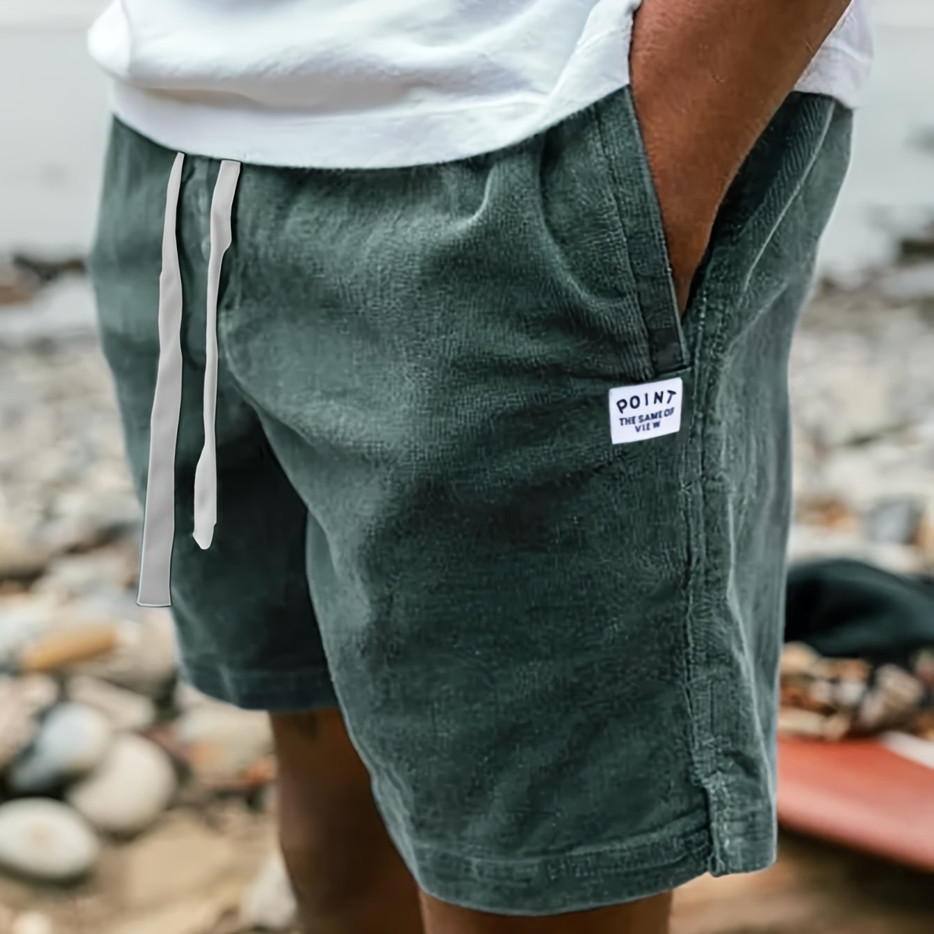 VALERO™ | Pantaloncini a costine con cordino