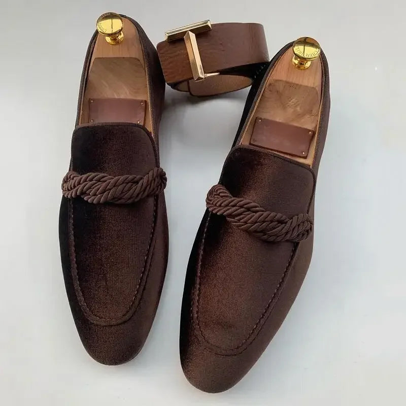 VALERO™ | Mocassini in pelle scamosciata vegana