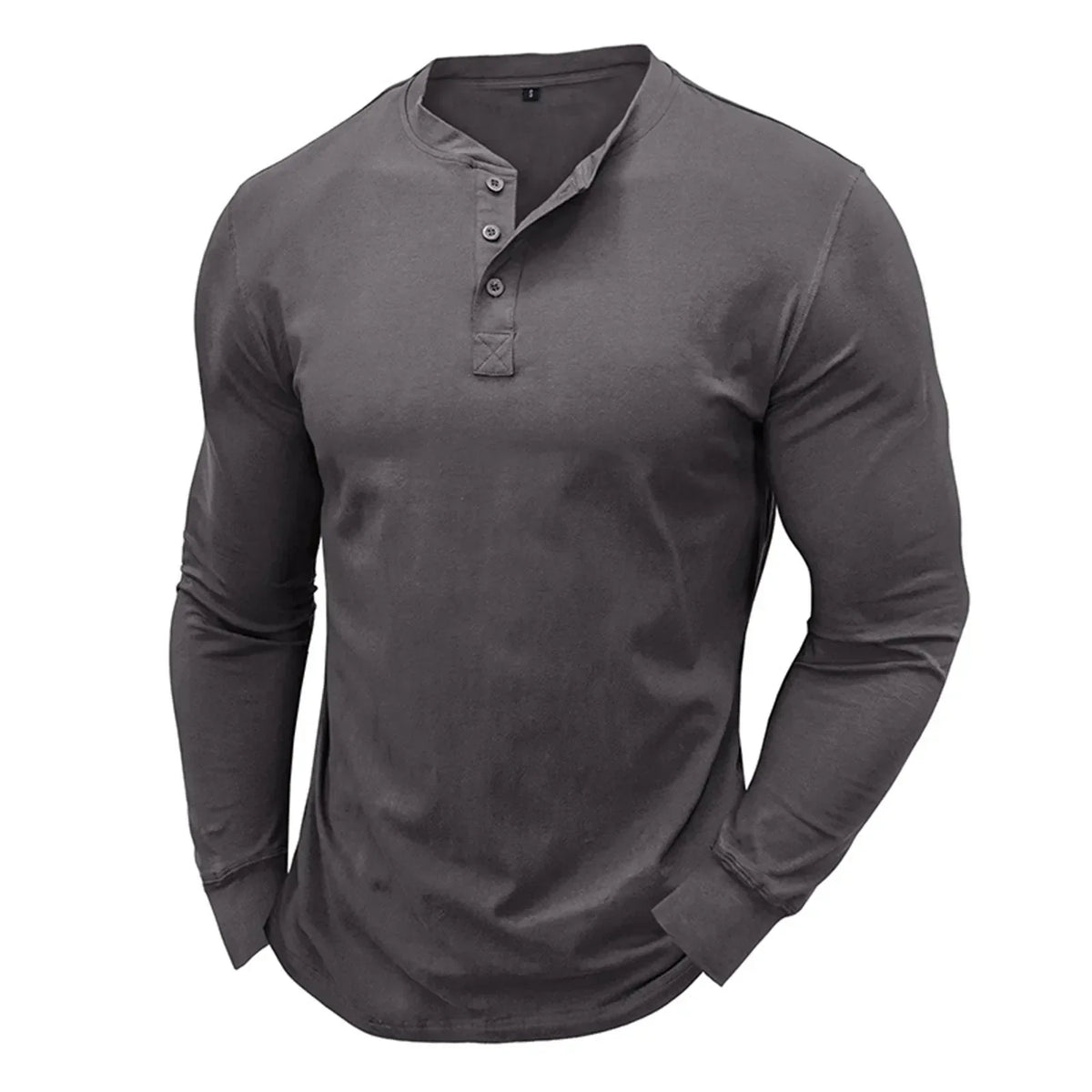VALERO | Maglietta Henley slim fit