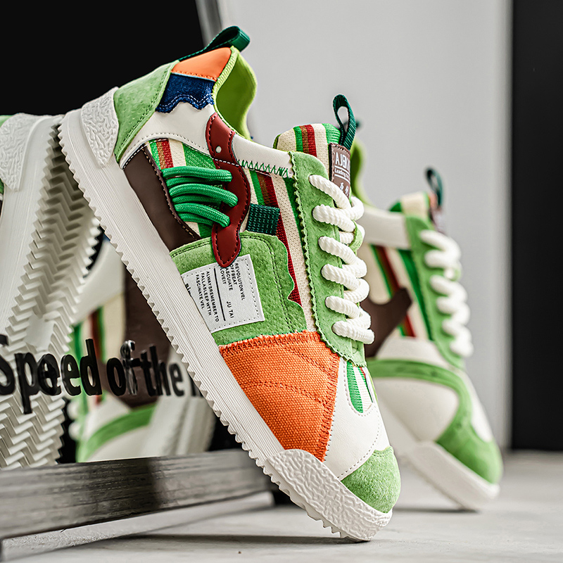 VALERO™ | Scarpe da ginnastica retrò a blocchi di colore