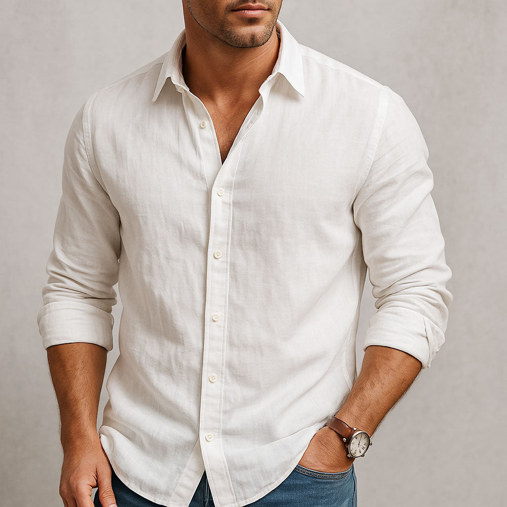 VALERO | CAMICIA IN LINO ESSENZIALE