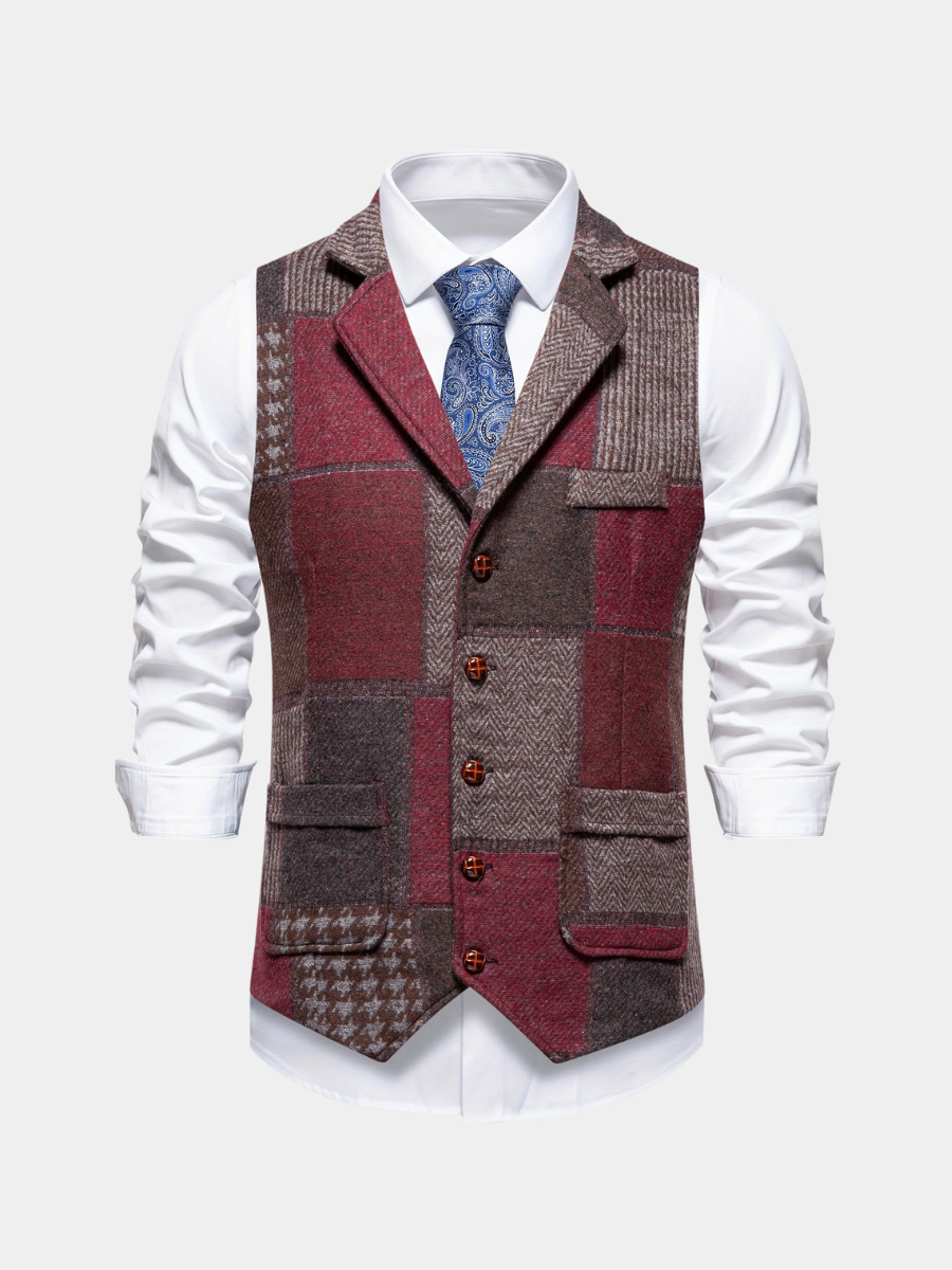 VALERO | GILET FORMALE IN TWEED DA UOMO