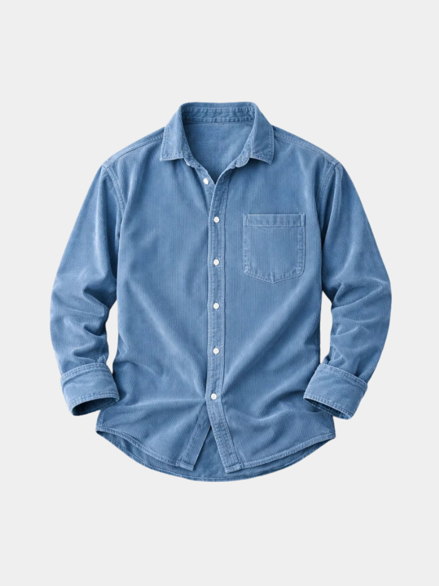 VALERO | CAMICIA IN VELLUTO A COSTE CLASSICA ED ELEGANTE